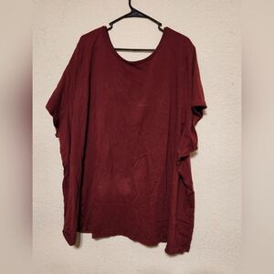 Womens red shirt 6x